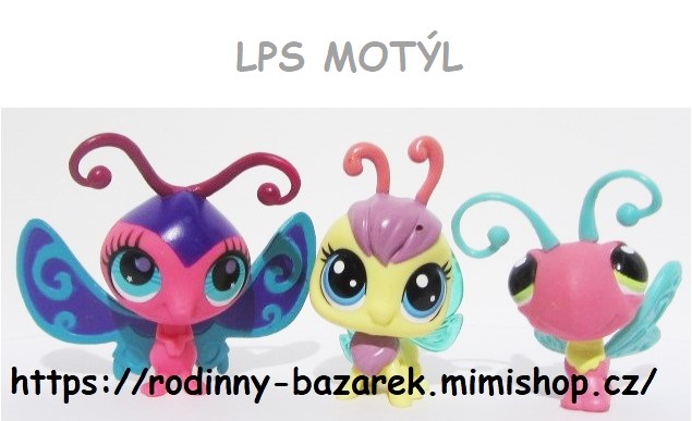 Littlest pet shop motýl - porovnání velikostí