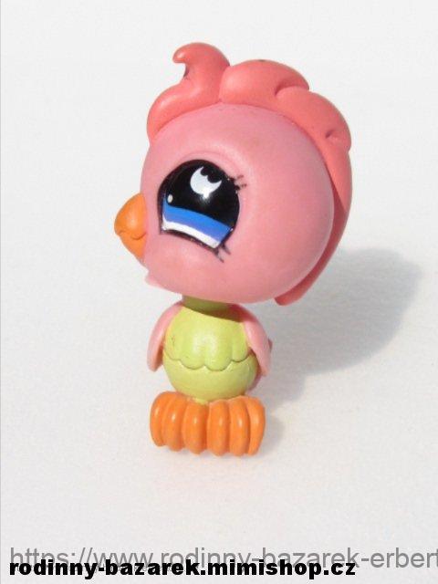 Littlest Pet Shop pták papoušek Kakadu LPS 854 č.2