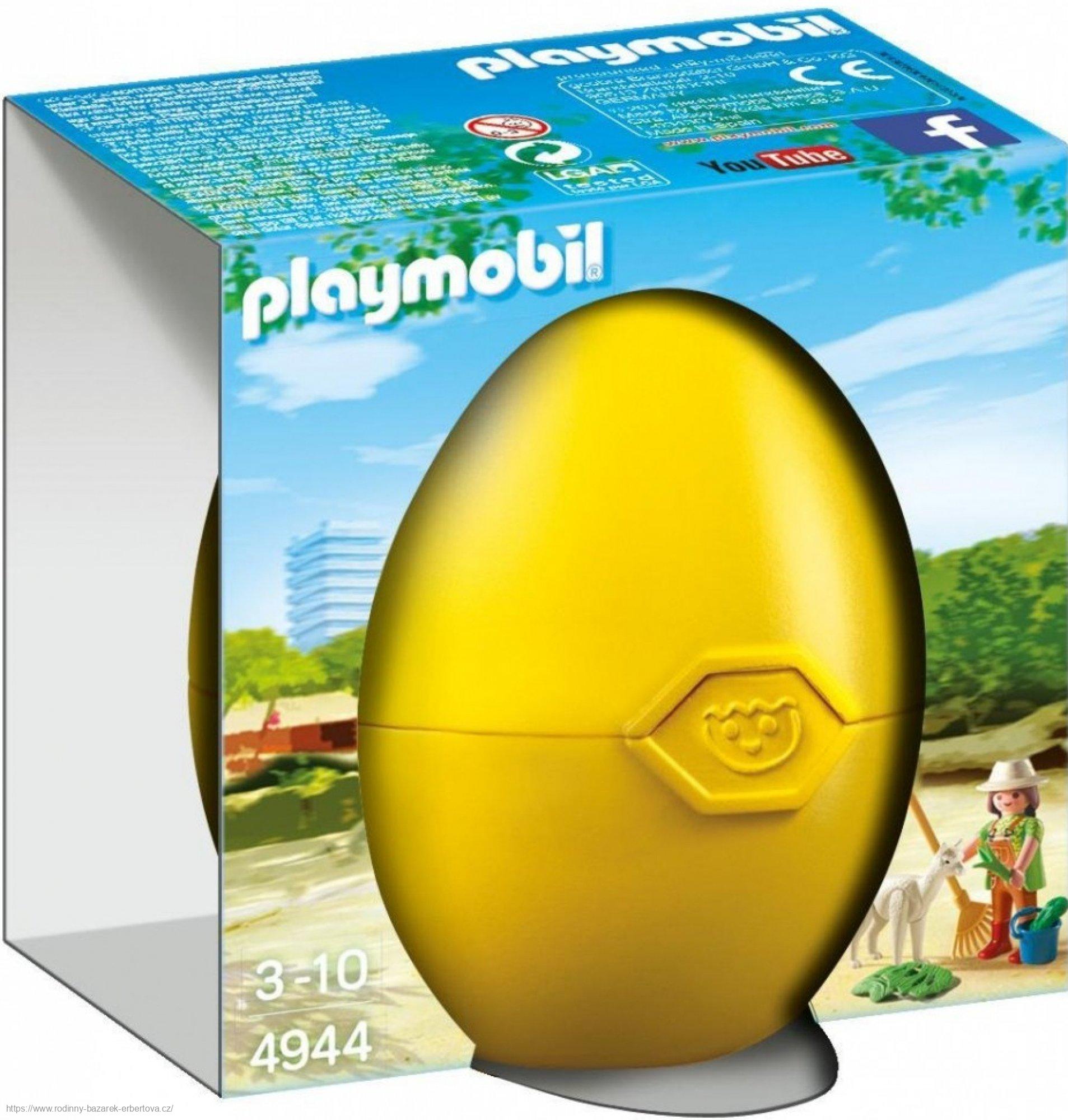Playmobil 4944 ošetřovatelka + Alpaka Velikonoční vajíčko NOVÉ