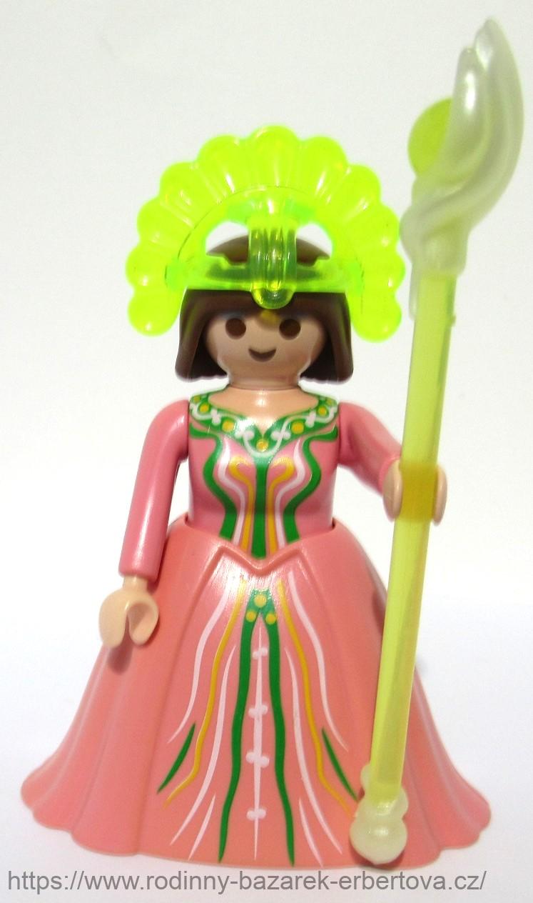 PLAYMOBIL figurka Paní Princezna Královna + sundavací sukně + hůl