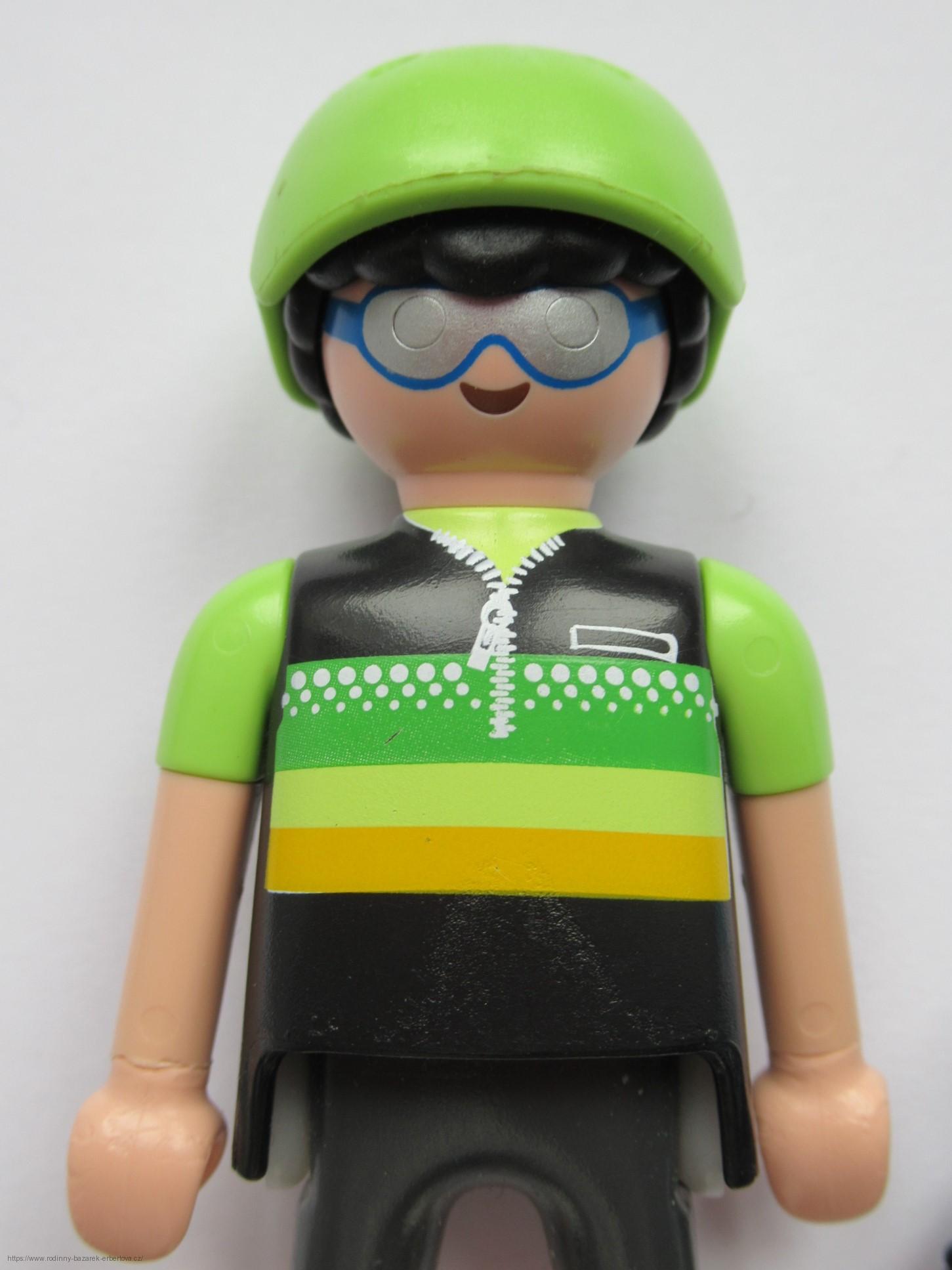 PLAYMOBIL figurka pán sportovec Cyklista + přilba + Jízdní kolo