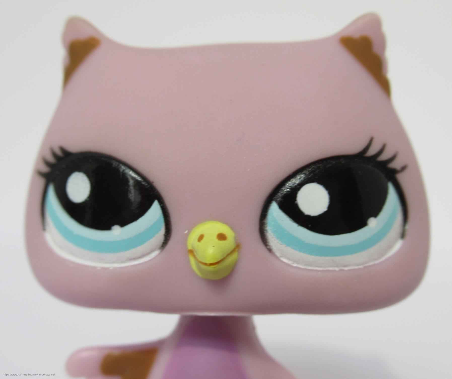 LITTLEST PET SHOP pták sovička Sova s mašlí LPS 1508 / 1373 