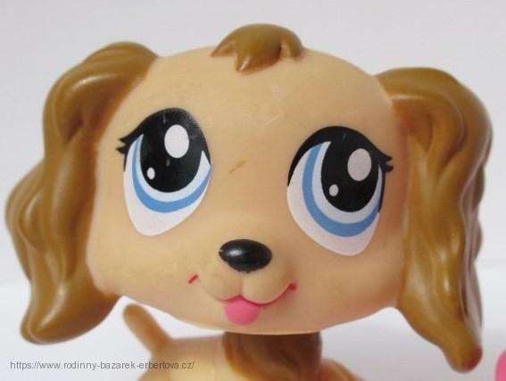 LITTLEST PET SHOP Původní sestava pes Kokršpaněl LPS 1318