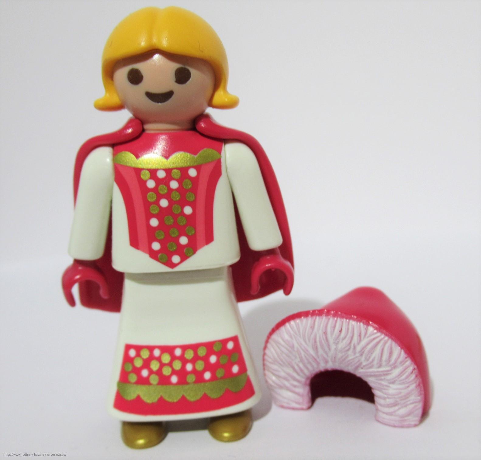 PLAYMOBIL figurka dítě holčička Holka Zimní Princezna + plášť + čepeček