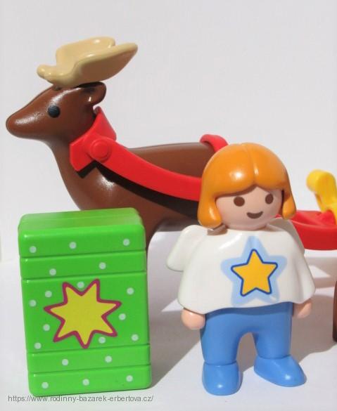 PLAYMOBIL 123 ze setu 6787 Santa Claus na saních