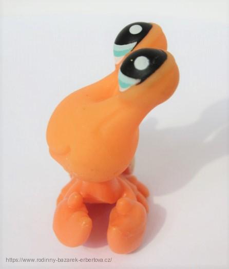 LITTLEST PET SHOP krab LPS 188 + červený magnet