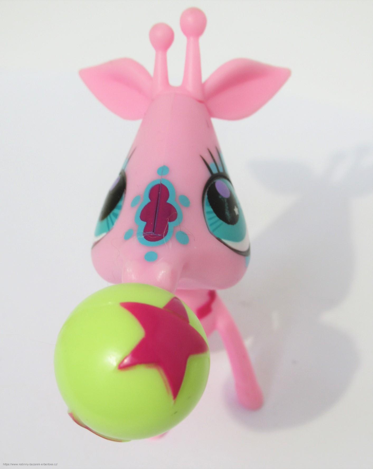 LITTLEST PET SHOP ze setu Small Playset: Stars & Limo Hýbací - aktivní Žirafa LPS 2769