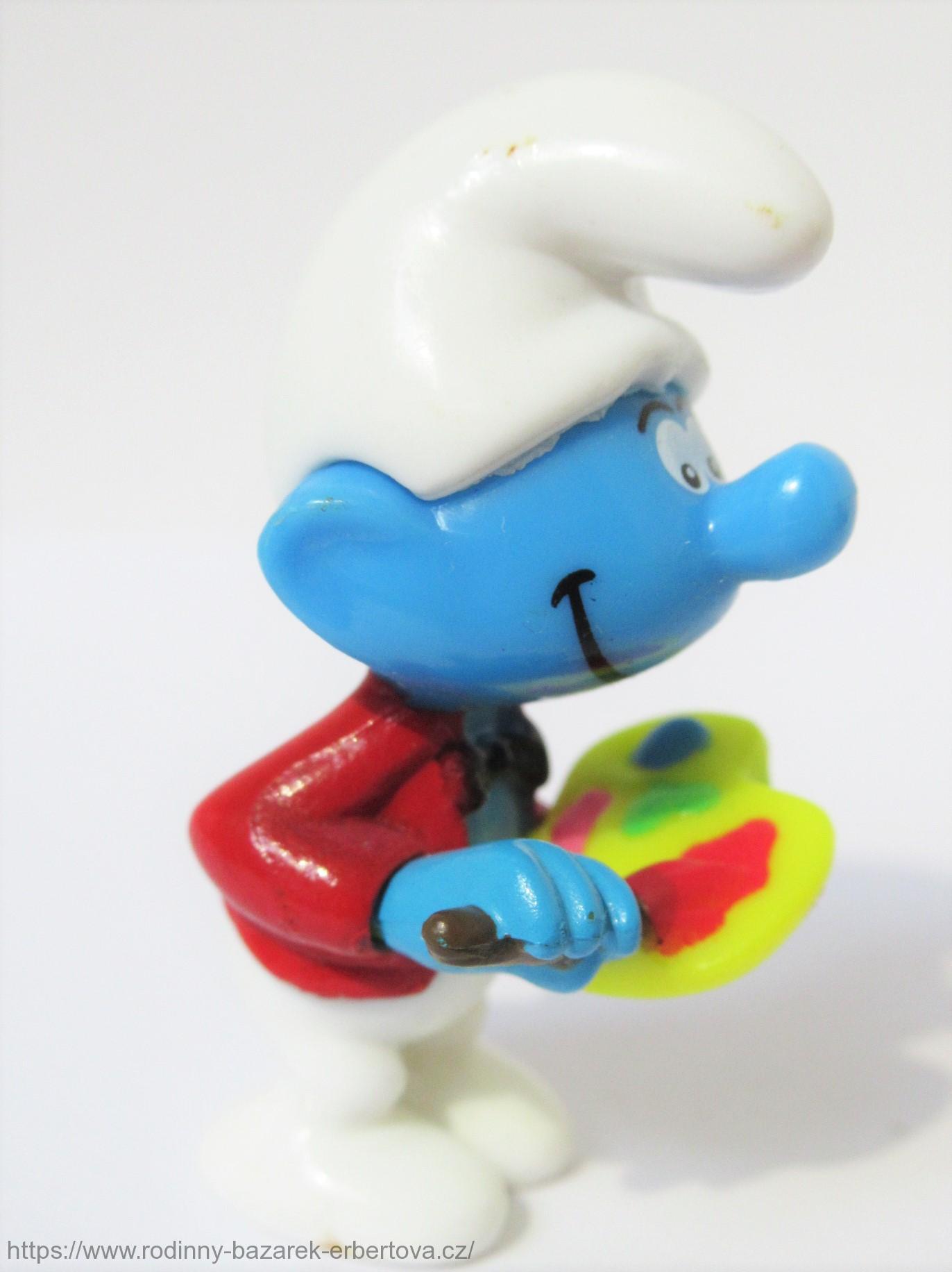Kinder Surprise Ferrero figurka Šmoula - Malíř (NV134)