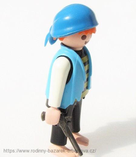 PLAYMOBIL figurka Pán figurka muž Pirát + Zbraň