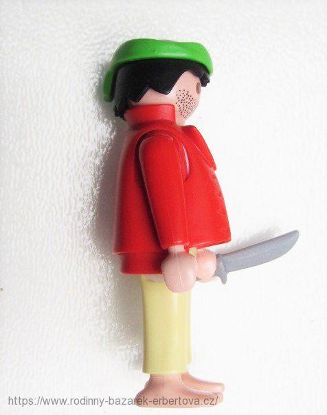 PLAYMOBIL figurka Pán figurka muž Pirát + Nůž 