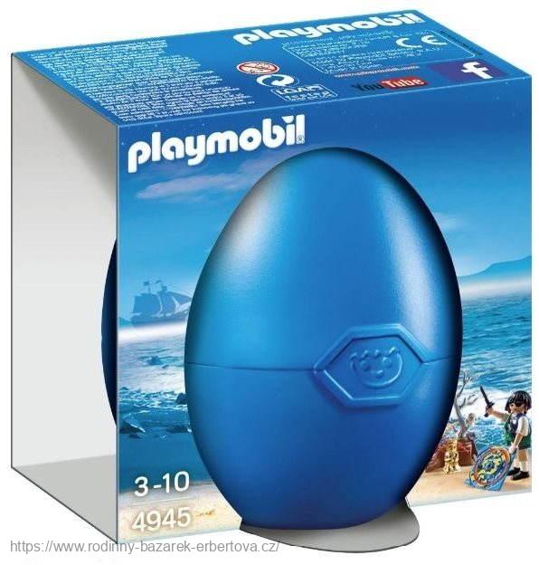 PLAYMOBIL 4945 figurka Pirát Honba za pokladem Velikonoční vajíčko NOVÉ