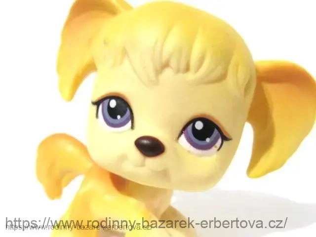 LITTLEST PET SHOP pes Kokršpaněl LPS 291 + červený magnet č.3