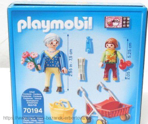  Playmobil 70194 Babička s chodítkem NOVÉ