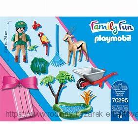 Playmobil 70295 Family fun Zoo oštřovatelka + zvířátka