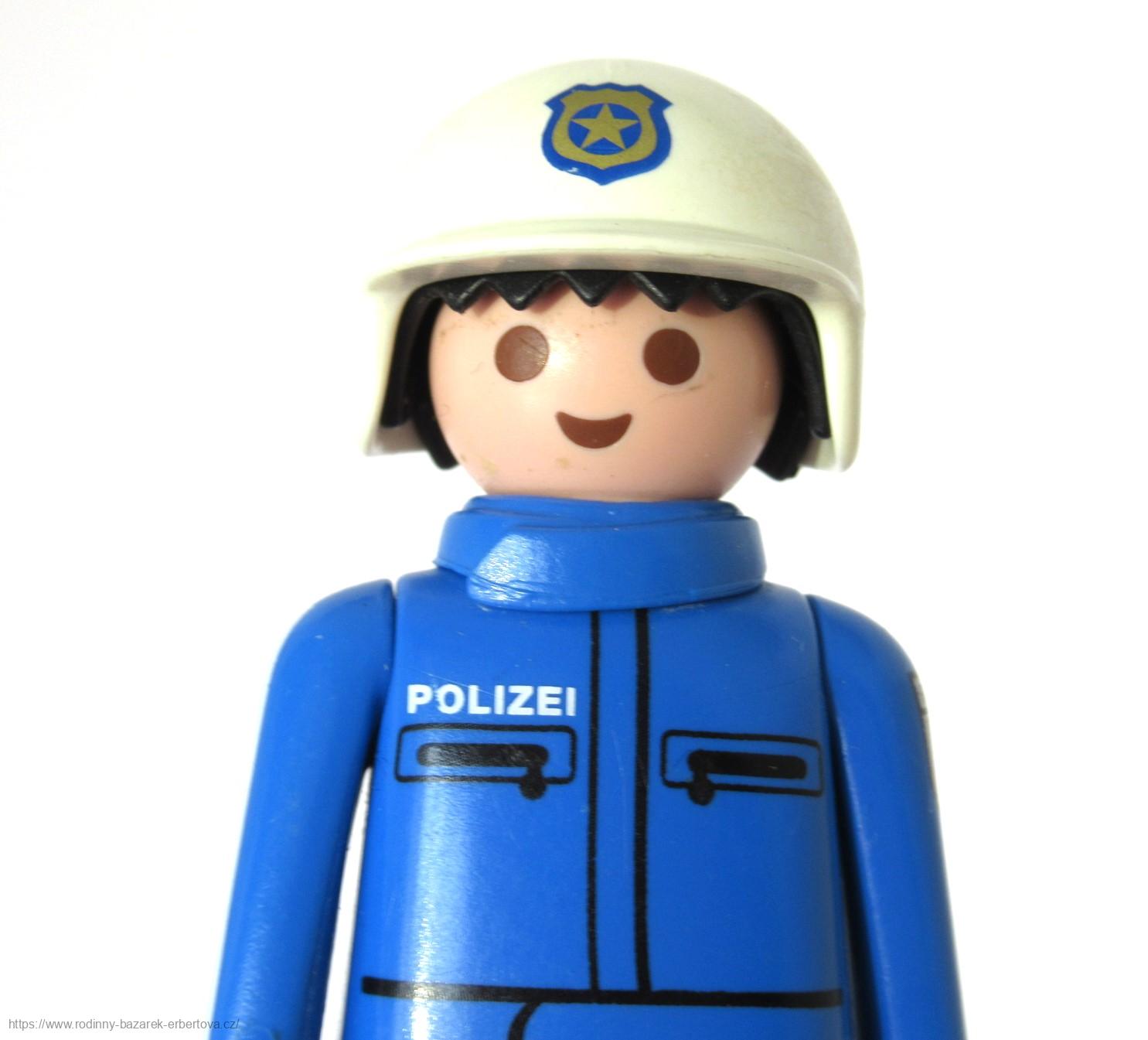 PLAYMOBIL figurka Pán policista + přilba