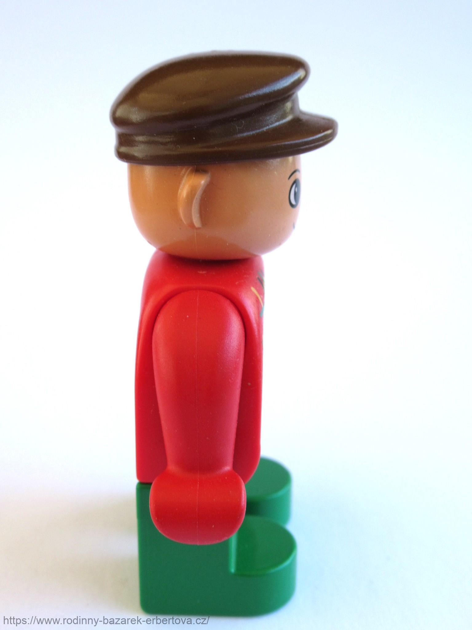 LEGO DUPLO figurka / postavička dospělák Pán / Tatínek / Farmář / Dědeček