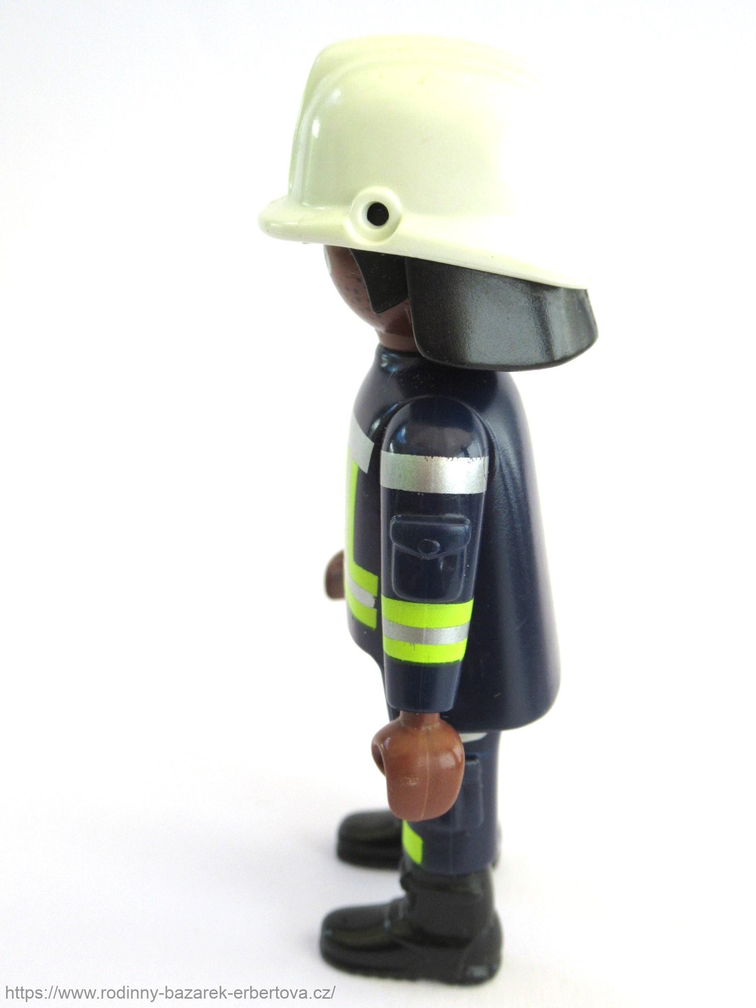 PLAYMOBIL figurka Pán Hasič modrá uniforma + přilba
