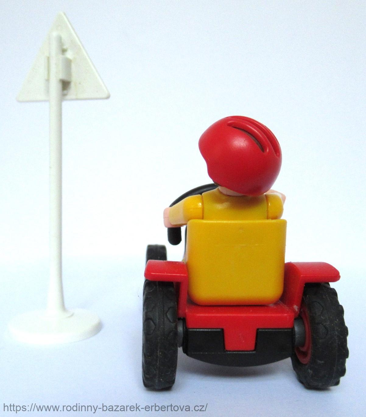 PLAYMOBIL figurka dítě Kluk Závodník čtyřkolka značka