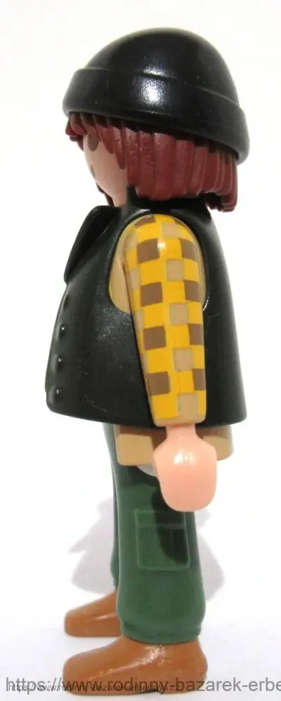 PLAYMOBIL figurka Muž / Pán vesta dobrodruh + čepice