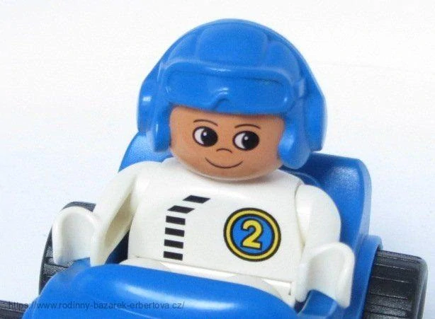 LEGO DUPLO Závodní auto NOVÉ + figurka pán HRANÉ 