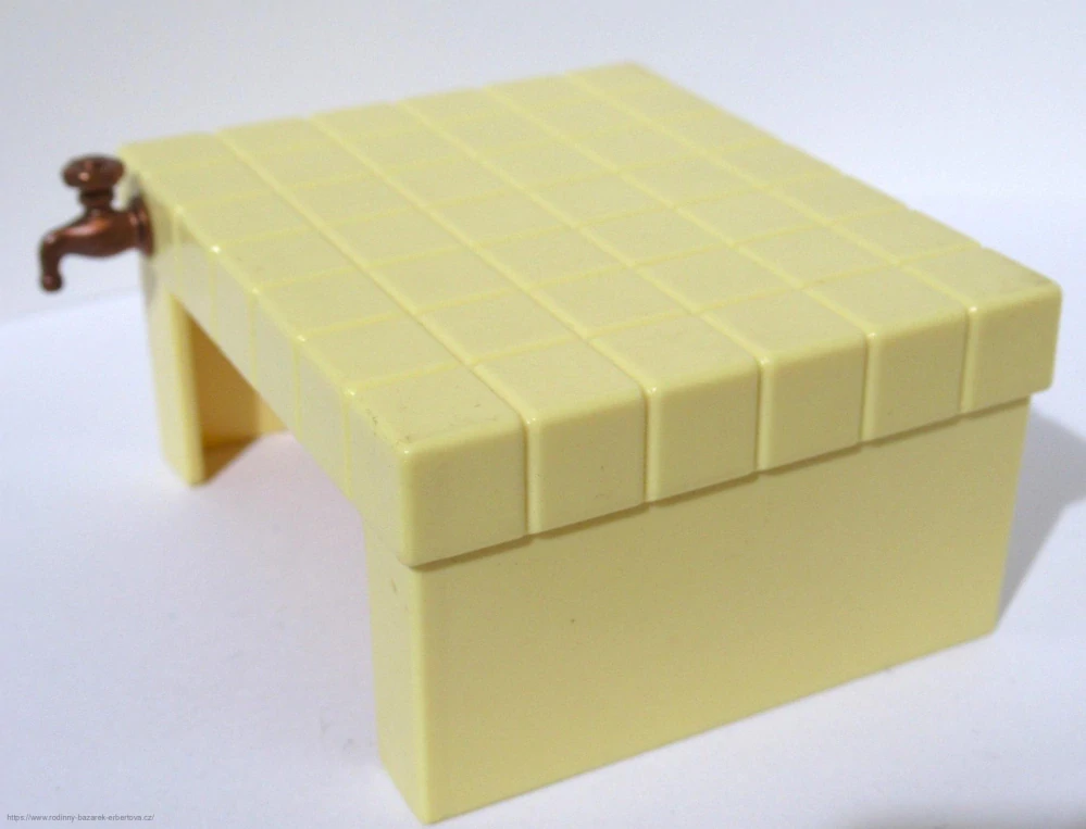 PLAYMOBIL sestava NÁBYTEK - stůl + vodovodní kohoutek - klinika / veterina / ZOO / farma