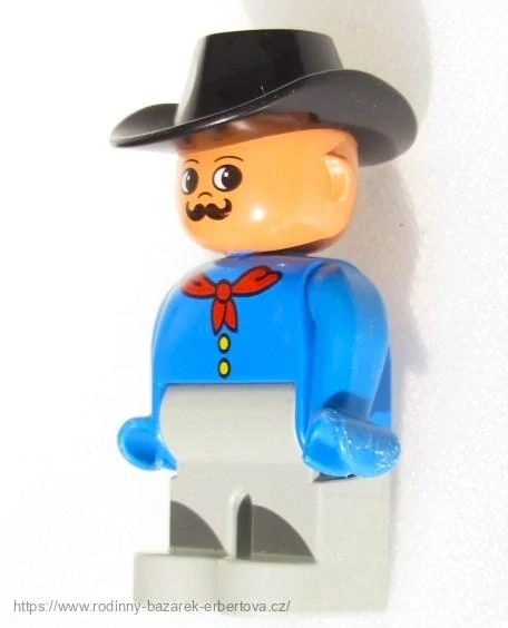 LEGO DUPLO figurka / postavička dospělák Pán / Tatínek / Kovboj