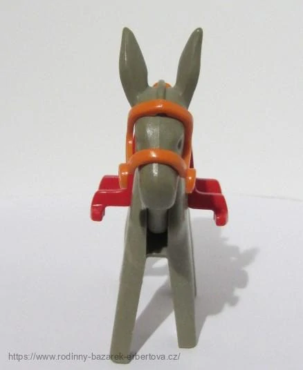 PLAYMOBIL Farma zvířátko Osel Oslík + sedlo + ohlávka 