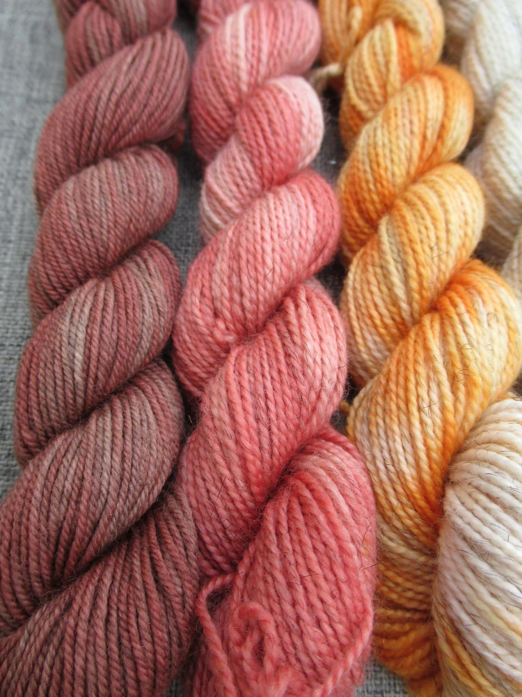 Set 120g / 6x mini přadénko Luxusní Anglická ponožková příze mix Merino Yak Donegal nopky Stelia č.1