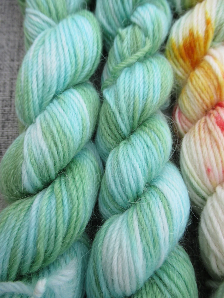 Set 120g / 6x mini přadénko Luxusní Anglická ponožková příze mix Merino Alpaca č.10
