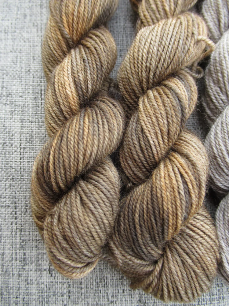 Set 120g / 6x mini přadénko Luxusní Anglická ponožková příze mix Merino Yak Donegal nopky č.11