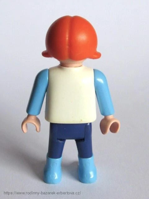 PLAYMOBIL figurka dítě holčička Holka zrzka + holinky