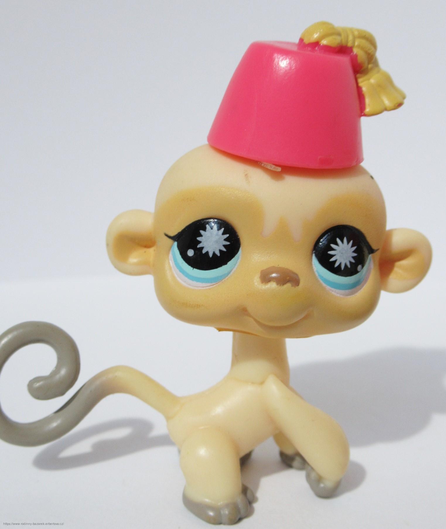 LITTLEST PET SHOP původní sestava Opička Šimpanz LPS 834 + Orangutan LPS 835