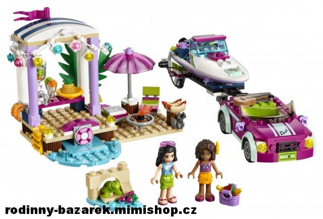 LEGO FRIENDS 41316 Andrein vůz s přívěsem pro člun NOVÉ