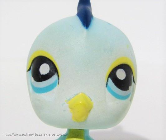 Littlest Pet Shop pták Papoušek LPS 190 + červený magnet