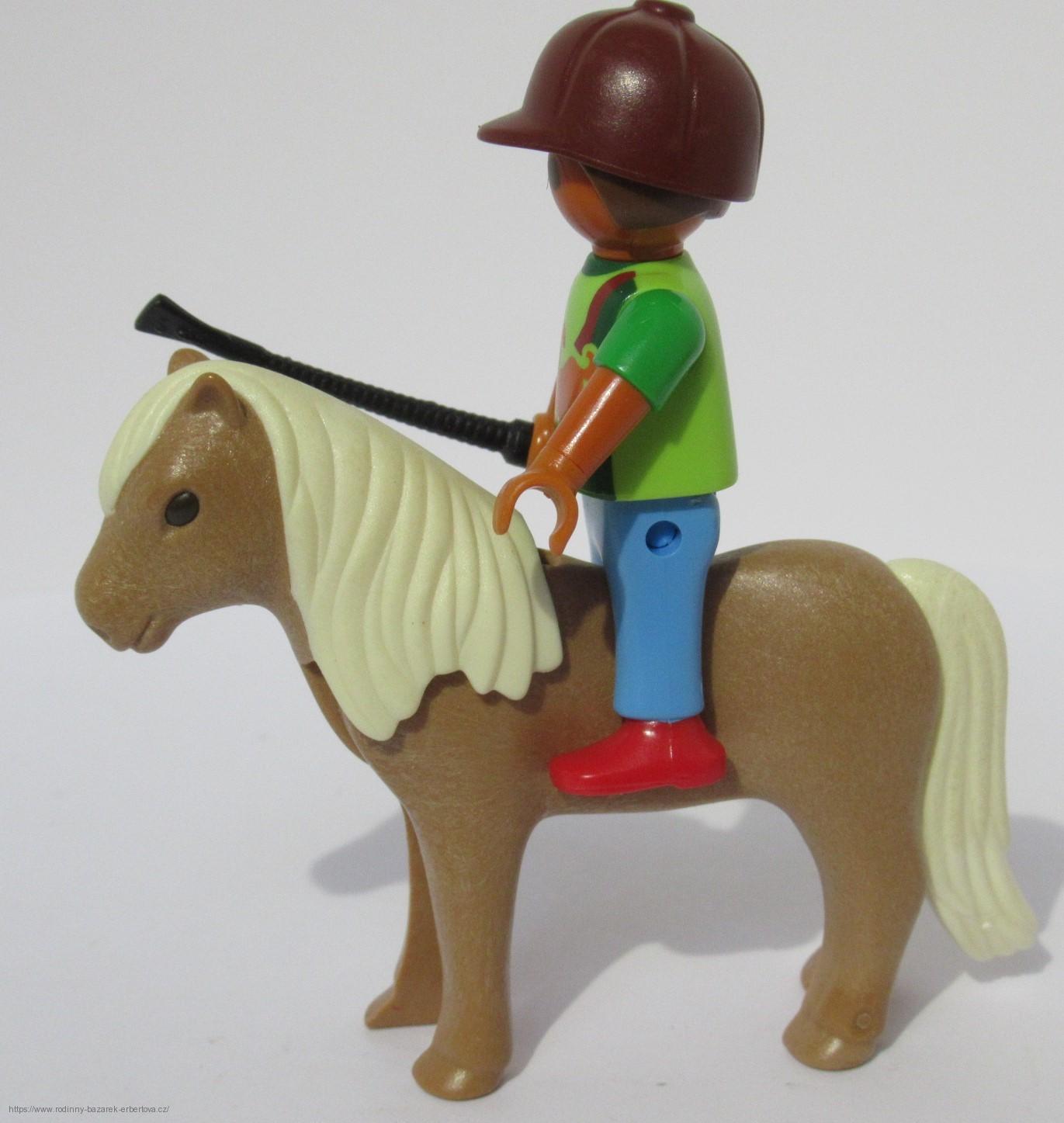 PLAYMOBIL Kůń Poník + dítě Kluk Žokej
