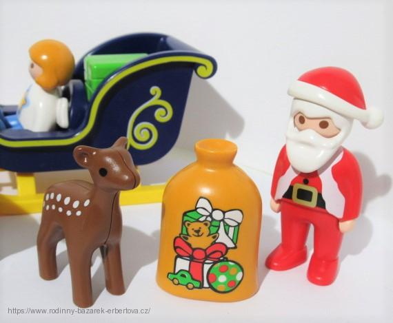 PLAYMOBIL 123 ze setu 6787 Santa Claus na saních