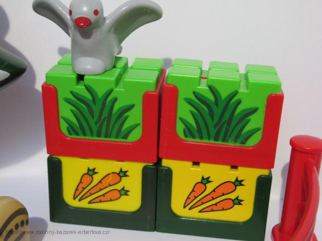 PLAYMOBIL 123 Obora Myslivec Holčička Holub Prasátko Veverka