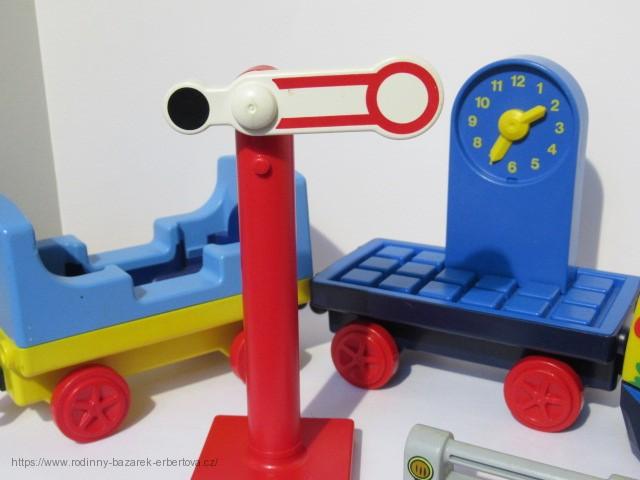 PLAYMOBIL 123 Vlak Vagóny Hodiny 