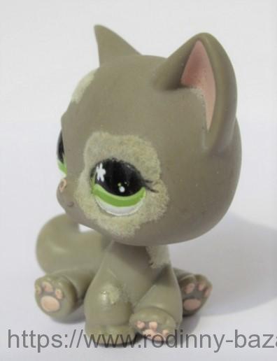 Littlest Pet Shop kočka SHC LPS 959 + magnet + semišové kytičky