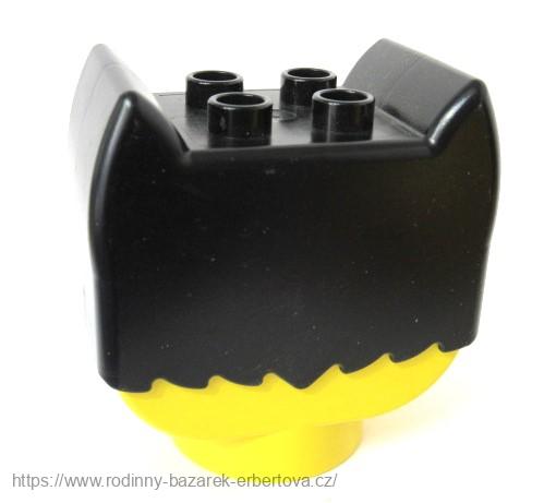LEGO DUPLO kostka s potiskem hlava Kočka