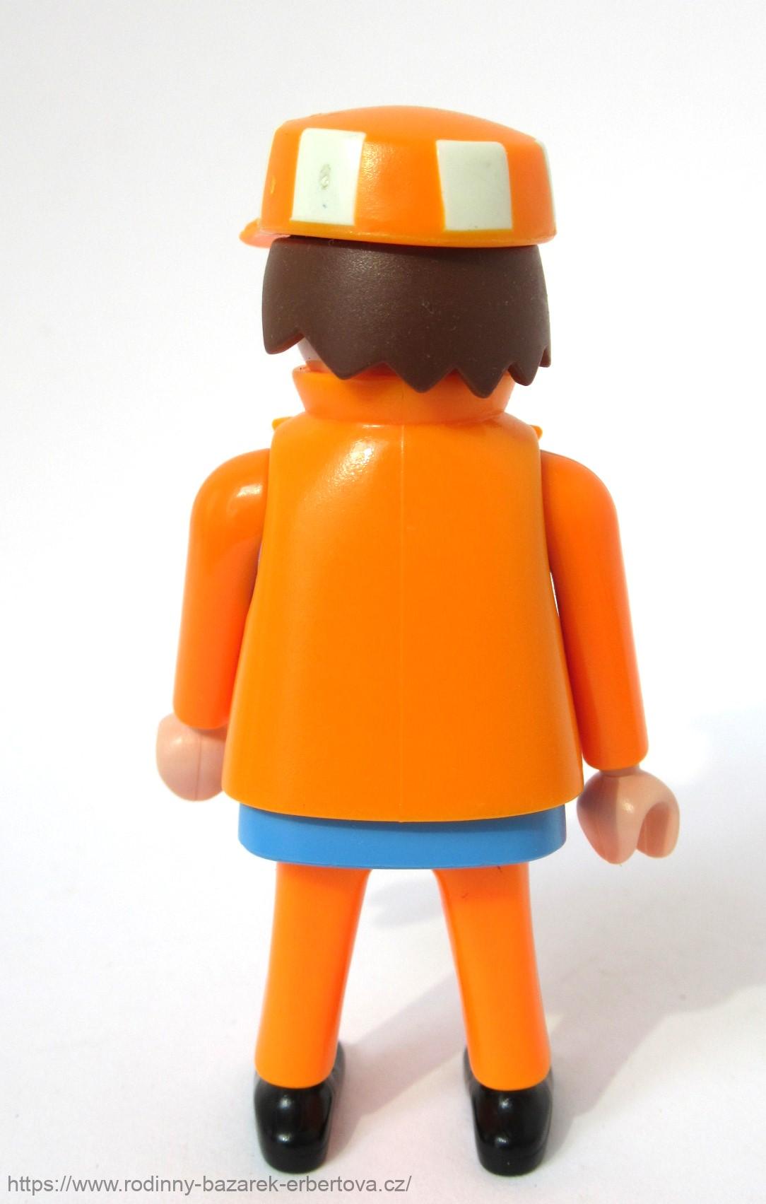 PLAYMOBIL figurka pán Dělník + čepička č.5