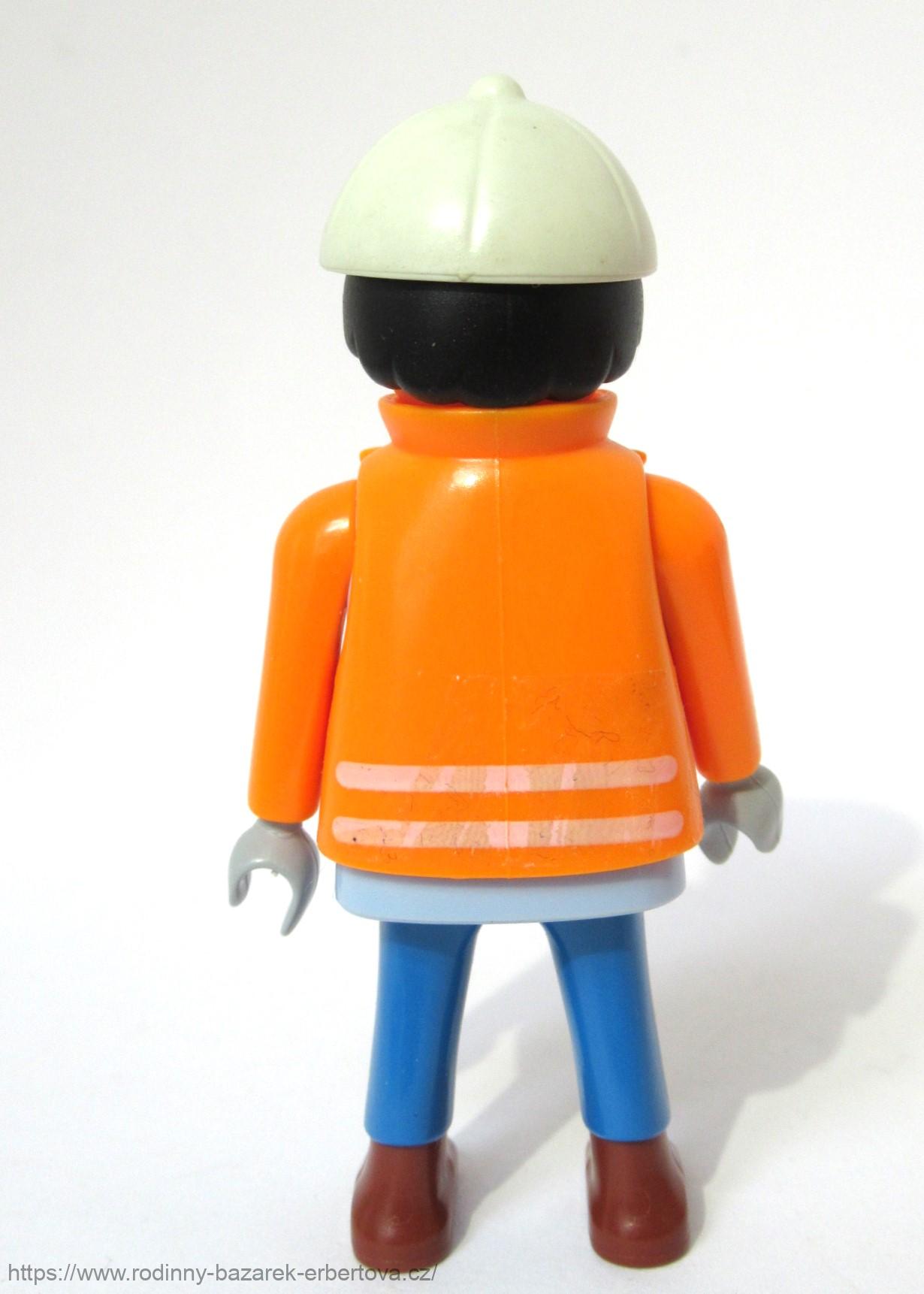 PLAYMOBIL figurka pán Dělník + kšiltovka č.2