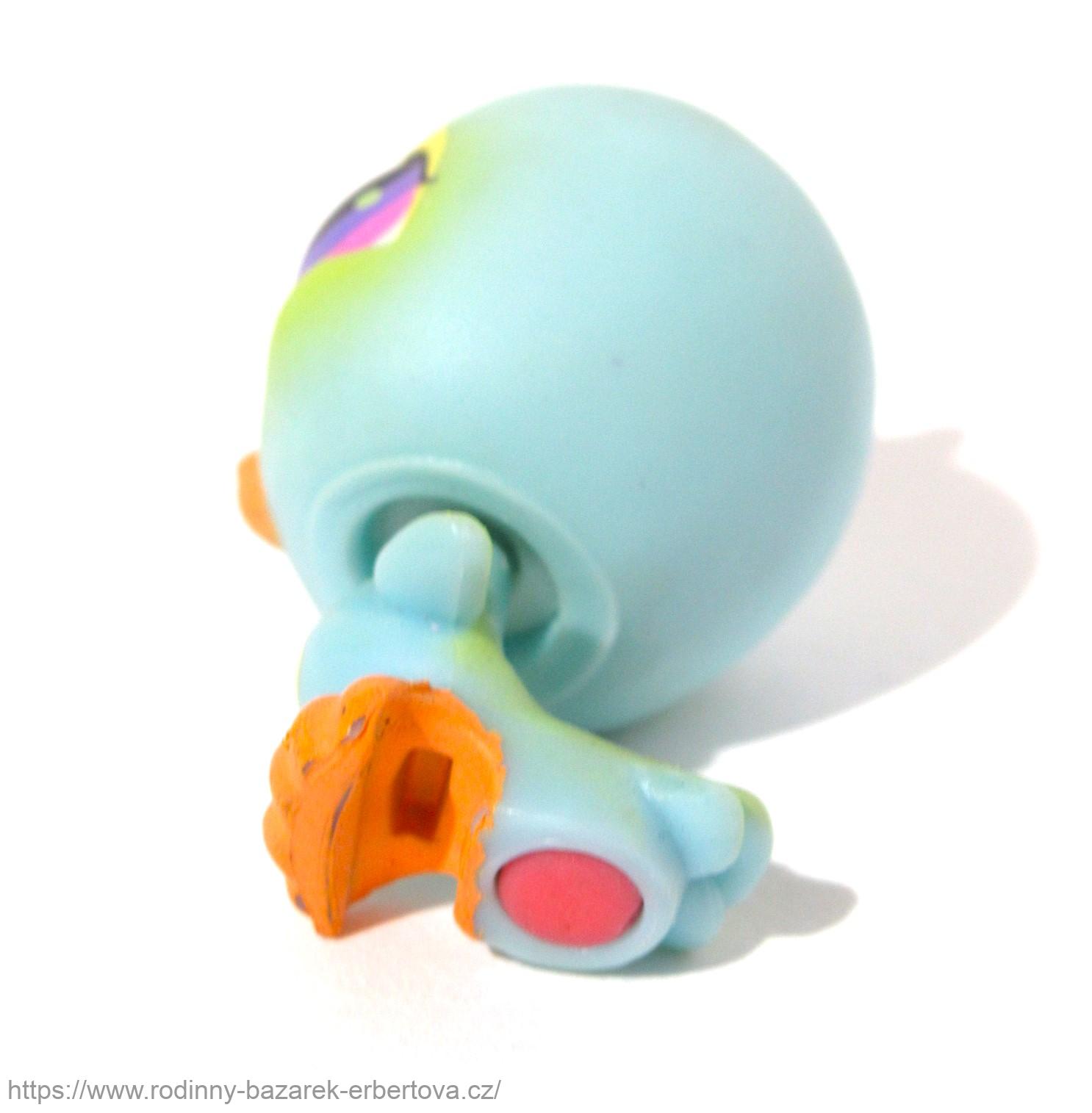 Littlest Pet Shop pták Papoušek LPS 123 + červený magnet