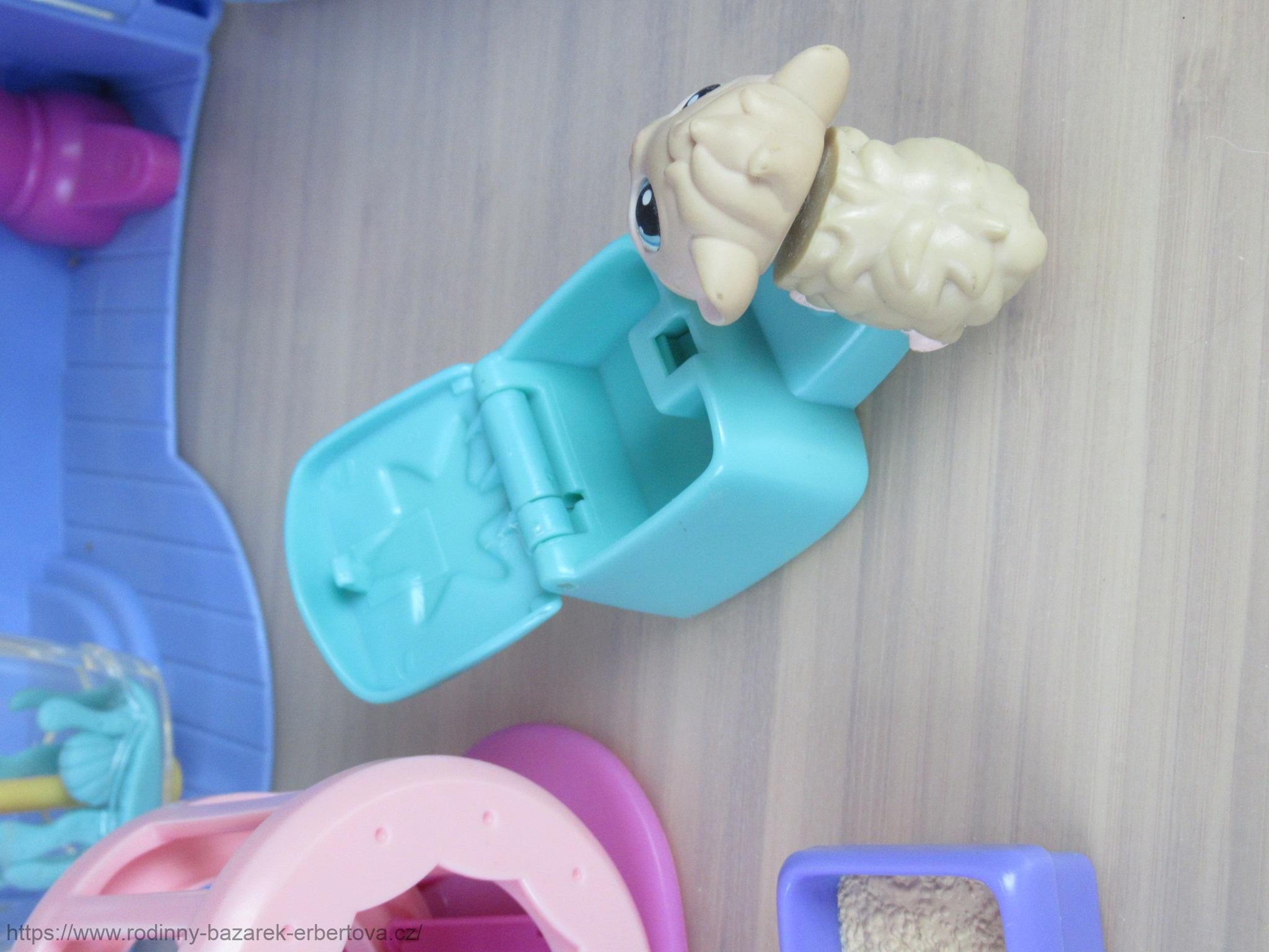 LITTLEST PET SHOP domeček dům LPS s potrubím + doplňky + morče