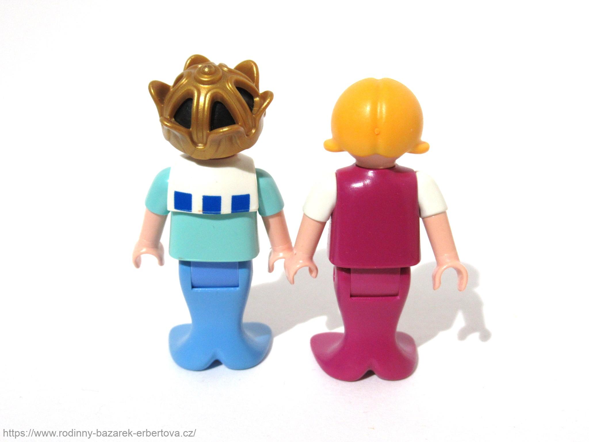 PLAYMOBIL figurka dítě Holčička princezna Mořská Panna + princ