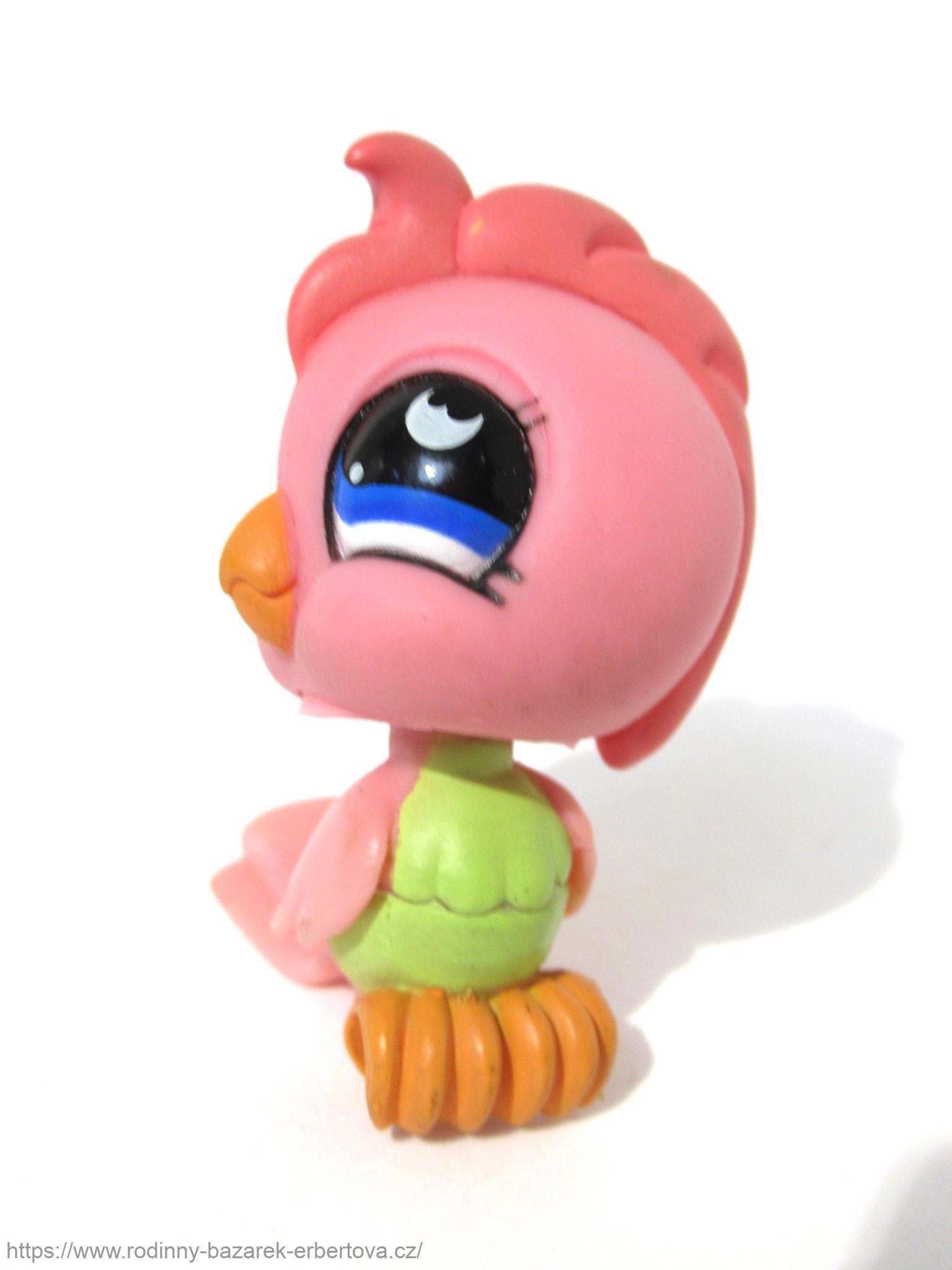 Littlest Pet Shop pták papoušek Kakadu LPS 854 č.1