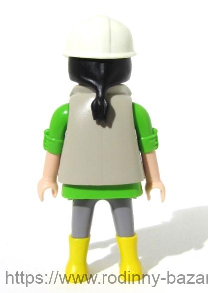 PLAYMOBIL figurka paní Dělníce + přilba