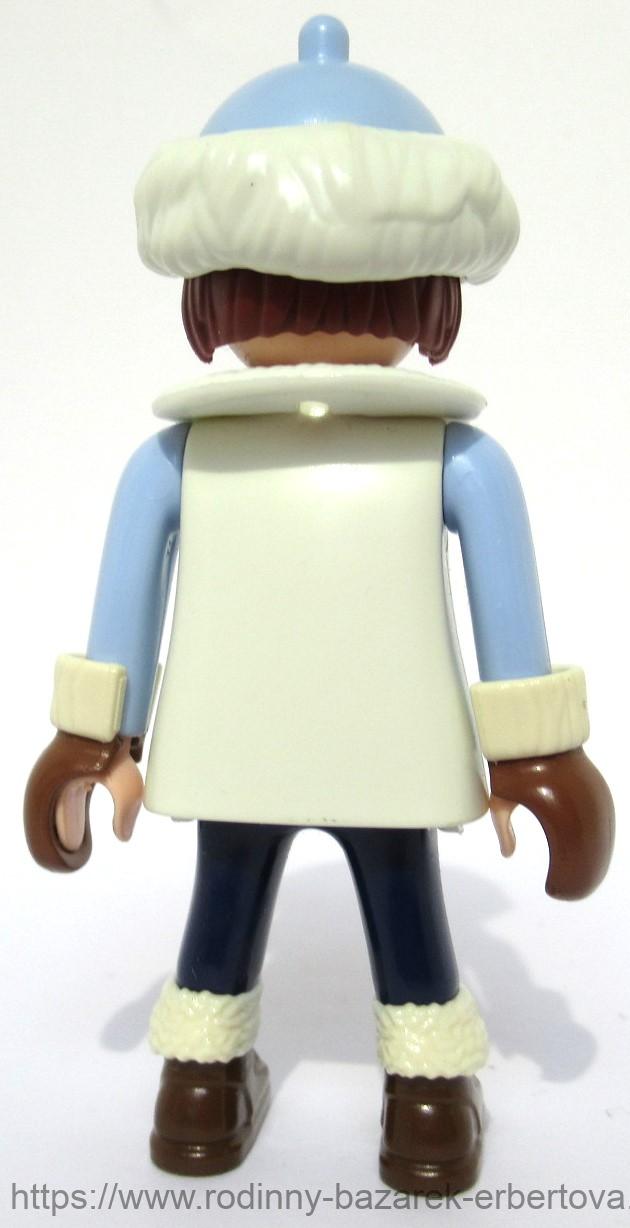PLAYMOBIL figurka Paní zimní oblečení  vesta + Čepice + rukavice + límec