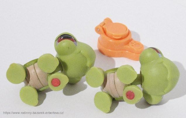 LITTLEST PET SHOP originál sestava Želva LPS 7 + 8 červený magnet