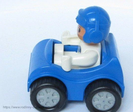 LEGO DUPLO Závodní auto NOVÉ + figurka pán HRANÉ 